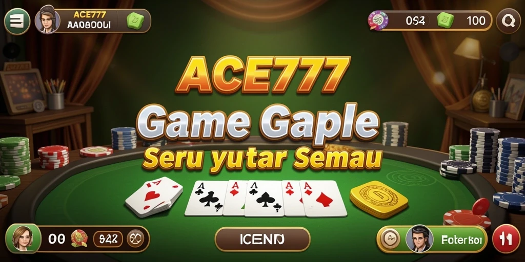 Tampilan gameplay Gaple yang seru dan kompetitif di ACE777.
