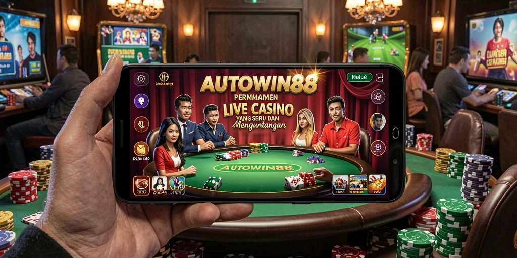 Gameplay Live Casino di AUTOWIN88 yang mendebarkan dan interaktif.