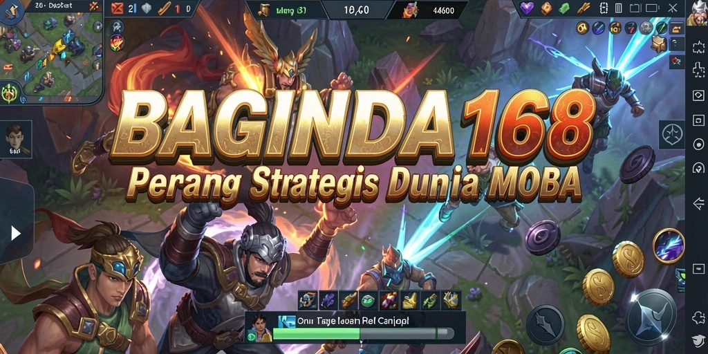 Gameplay seru dan strategis dalam BAGINDA168 di arena MOBA.
