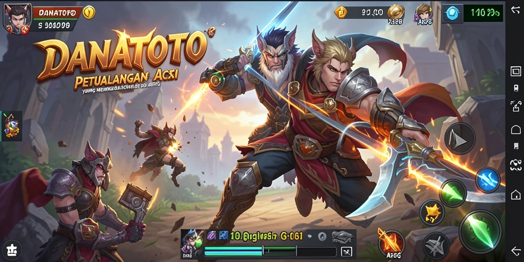 Tampilan menarik dari gameplay ARPG yang menegangkan.