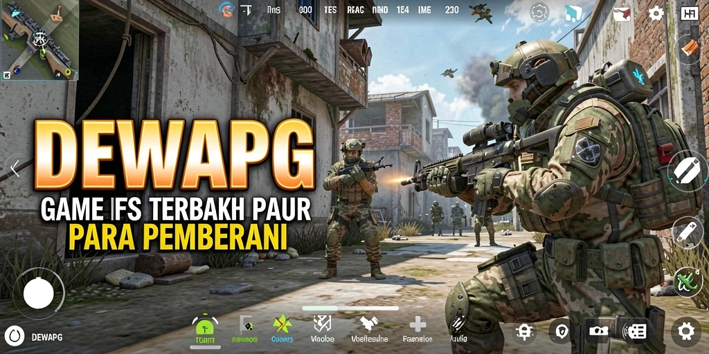 Screenshot gameplay DEWAPG yang menampilkan pertempuran mendebarkan.