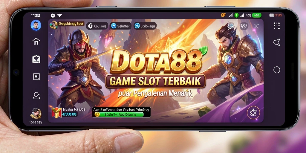 Screenshot DOTA88 menunjukkan gameplay Slot yang menarik dan penuh warna.
