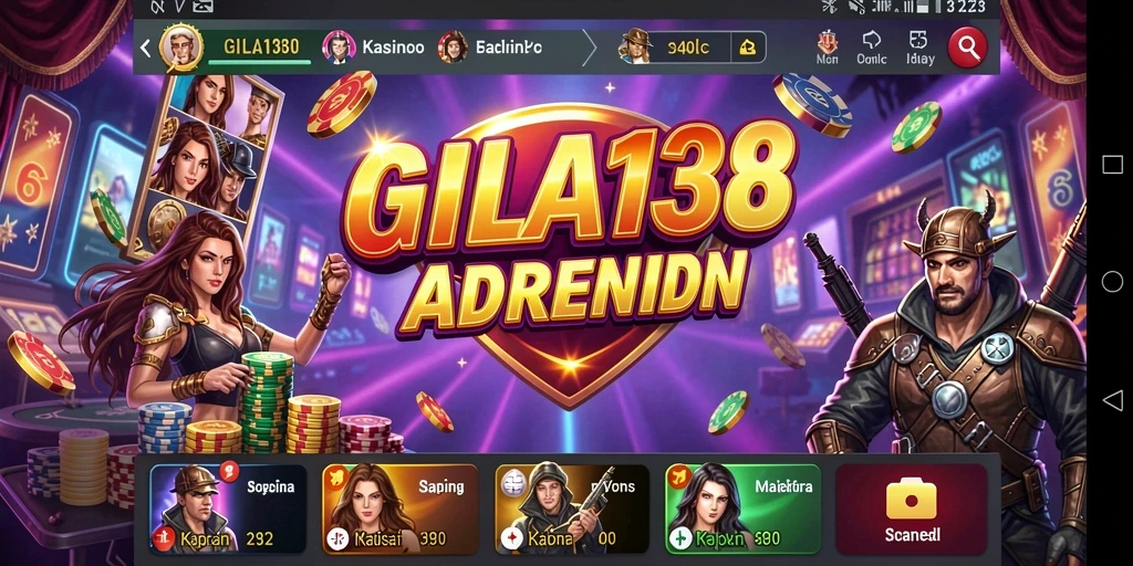 Tampilan gameplay menarik dan penuh aksi di GILA138.