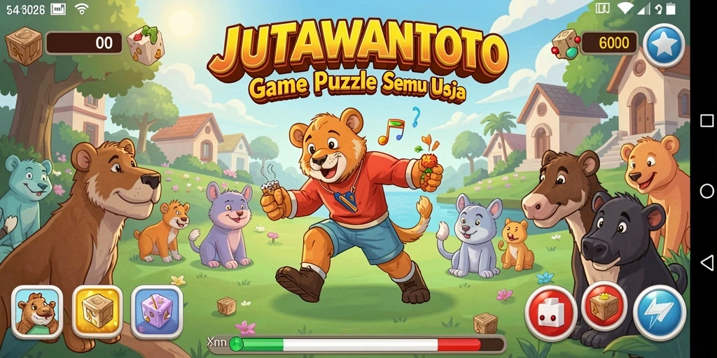 Tampilan gameplay JUTAWANTOTO yang seru dan menantang.