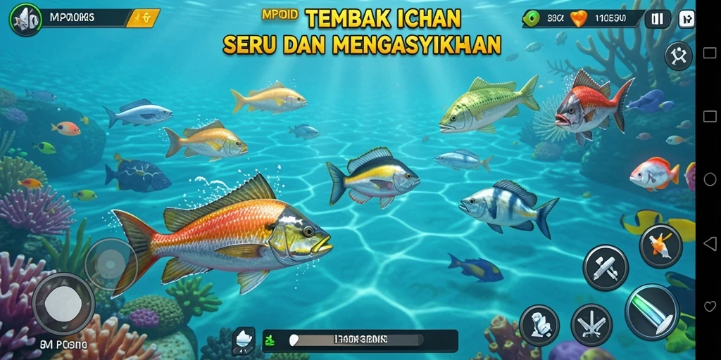 Gameplay seru menembak ikan di MPOID dengan grafis menawan.