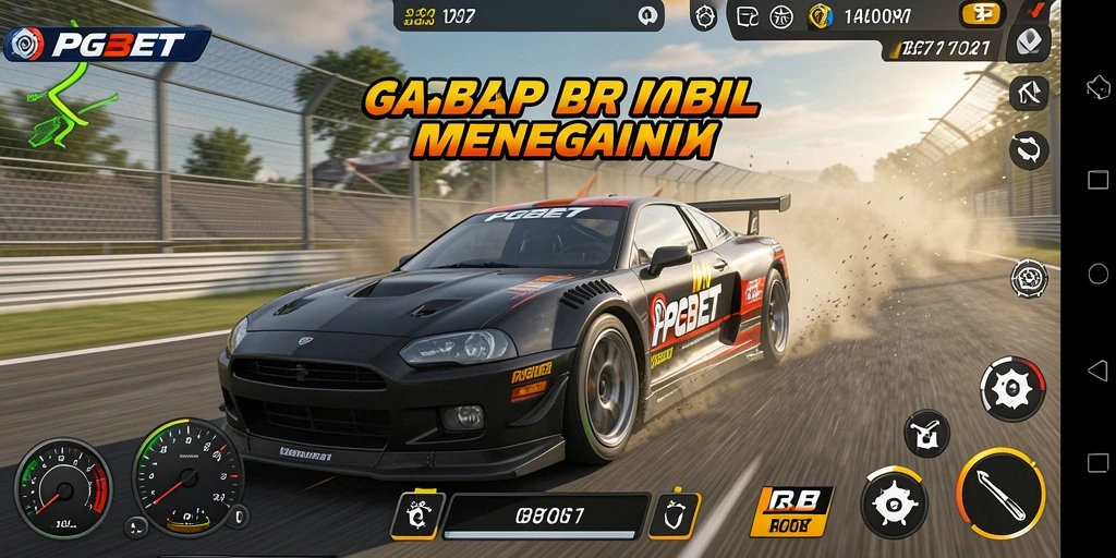 Tampilan gameplay balapan PGBET yang seru dan mendebarkan.