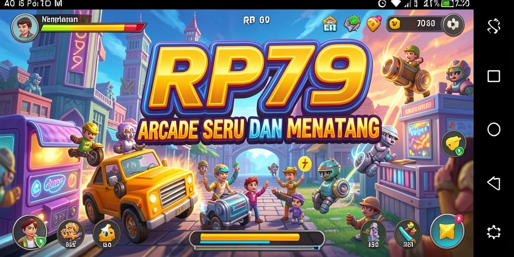 Tampilan gameplay RP79 yang penuh warna dan menantang.