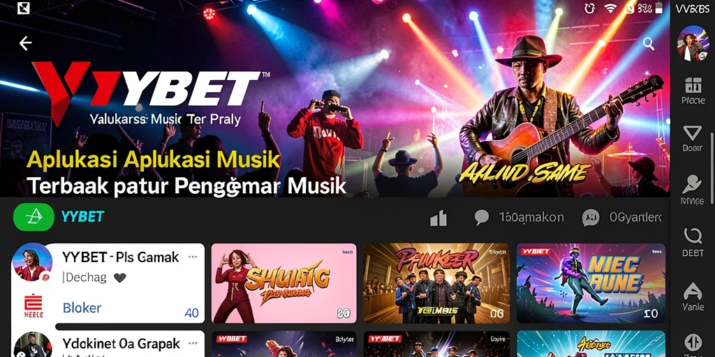 Tampilan gameplay YYBET menampilkan interaksi pengguna dalam menikmati musik.